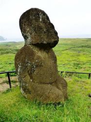 Moai le plus ancien qui servit de modèle